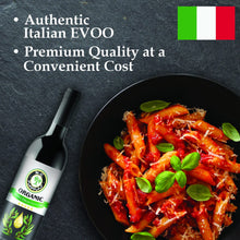 Load image into Gallery viewer, M.G. PAPPAS Italian Organic Olive Oil Extra Virgin Cold Pressed Award Winning, Unfiltered EVOO, Gluten-Free, Allergens Free Italian Olive Oil - Perfect for Salads, Dipping, Cooking, 16.9 Oz (500ml)