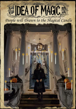 Load image into Gallery viewer, Floating Candles with Wand, Halloween Decoration 20 PCs Magic Hanging Candles, Flickering Warm Light Flameless Floating LED Candle with Wand Remote, Battery Operated Taper Candle Set for Theme Party