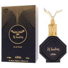 Load image into Gallery viewer, Nabeel Master Perfumer Collection - Al Bashiq for Unisex - Arabian Perfume for Women & Men - Fragrance with Leather, Incense, Saffron, Lavender Scent - Arabic Cologne - Travel Size - 3.3 oz EDP Spray