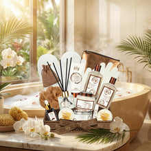 Load image into Gallery viewer, Valentines Day Gifts Bath and Body Gift Basket Set for Women - Coconut Vanilla Gift, Spa Gift Basket 17-Piece Bath Gift Set Self Care Gift for Mothers Day, Fathers Day, Birthday, Christmas Gifts