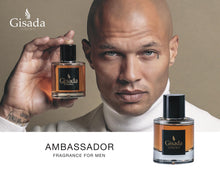 Load image into Gallery viewer, Gisada Switzerland - Ambassador Men - Luxurious Cologne for Men with Spicy, Vibrant, Floral Notes - Daily Wear Mens Cologne with Fresh Citrus & Warm Wood Aroma - Made in Switzerland - 1.7 fl.oz.