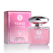 Load image into Gallery viewer, Verse Pink Crystal Eau De Parfum for Woman - Top Notes of Pomegranate, Yuzu & Iced Accord - Base Notes of Peony, Lotus, Magnolia, Amber, Musk & Mahogany - Floral & Fruity Scent - Elegant 100ml Bottle