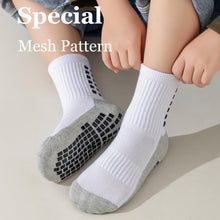 Load image into Gallery viewer, Marchare Boys Soccer Socks Athletic Sports Socks 10-14 Years Hospital Grip Soccer Socks For Boys Girls 5 Pack
