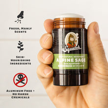 Load image into Gallery viewer, Dr. Squatch Natural Deodorant for Men 4 Pack Pine Tar – Odor-Squatching Men's Deodorant Aluminum-Free - Odor Protection Men's Deodorant