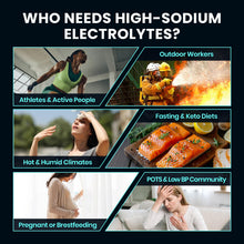 Load image into Gallery viewer, Venture Pal High Sodium Sugar-Free Electrolyte Powder Packets - Hydration Packets with Sodium, Potassium & Magnesium | Zero Calories | Keto, Vegan, and Paleo Friendly | 16 Sticks