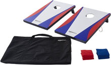 Load image into Gallery viewer, Amazon Basics Cornhole Set, Blue/Red