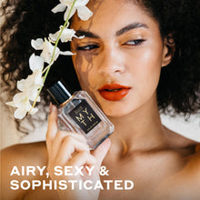 Load image into Gallery viewer, Ellis Brooklyn MYTH Eau de Parfum, Sophisticated Jasmine Musk Perfume for Women, Clean, Vegan, Paraben-Free, Long Lasting, Notes of Bergamot, Tiger Orchid & White Cedarwood, 50ml / 1.7oz
