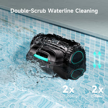 Load image into Gallery viewer, (2026 Upgrade) WYBOT C1 Cordless Robotic Pool Vacuum for Inground Pools, Above Ground Pool Cleaner 4-in-1 Wall & Waterline Cleaning Up to 1,614sq.ft, 150mins Smart Navigation, App Support, Black