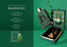 Load image into Gallery viewer, ANFAR LONDON Rituals of Anfar MEDITATION Perfume Unisex Extrait de Parfum, 3.4 fl oz, Pink Pepper, Tuberose, Amber,FOR MEN & WOMEN,100ML