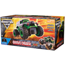 Load image into Gallery viewer, Monster Jam Official Grave Digger Remote Control Monster Truck, 1:24 Scale, 2.4 GHz, for Ages 4 and Up