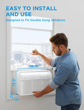 Load image into Gallery viewer, Midea Inverter Window Air Conditioner with Heat – Quiet Window AC Unit and Heat Combo with Dehumidifier – Cools up to 550 Sq. Ft. – Energy Star Rated, Smart Control, Remote, 12,000 BTU