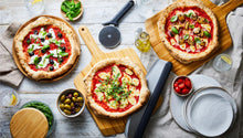 Load image into Gallery viewer, Ooni 12” Bamboo Wood Pizza Peel –12 Inch Pizza Spatula Paddle, Wooden Pizza Cutting Board, Pizza Oven Accessories