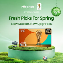 Load image into Gallery viewer, Hisense 55" Class U8 Mini-LED ULED 4K UHD Google Smart TV (55U8QG, 2025 Model) - QLED, Native 165Hz, VRR 288, Up to LD5600, 5000 Nits, HDR10+, Dolby Vision IQ · Atmos, IMAX Enhanced, 4.1.2 Ch Audio