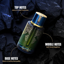 Load image into Gallery viewer, PERENNIX Blueberry Musk Eau de Parfum - Long Lasting Unisex Cologne for Men and Women, Rich & Sensual Fragrance Spray - Bold Fruity & Floral Scent with Woody Base - 100 ml / 3.4 Fl Oz