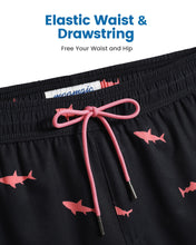 Load image into Gallery viewer, Maamgic Swim Trunks Men 2 in 1 Bathing Suit, Quick Dry Men Swimming Trunks with Zipper Pockets, 7 Inch