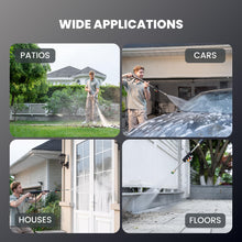 Load image into Gallery viewer, Giraffe Tools Grandfalls Retractable Pressure Washer Pro, Wall Mount Pressure Washer, Electric Power Washer, Automatic Rewind, Max 2900PSI 2.2GPM, Dark Silver Case with 100ft Pressure Hoses