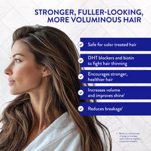 Load image into Gallery viewer, Routine Wellness Shampoo and Conditioner Set and Hair Serum for Thinning Hair - DHT Blocker Women & Men - Color Safe Shampoo for Hair Loss & Healthier Hair - Rose Hips Set + Hair Serum
