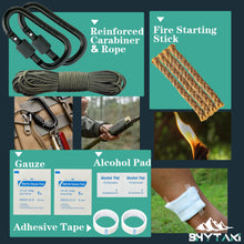 Load image into Gallery viewer, Survival Kits 37 in 1, Gifts for Men Dad Husband Christmas Valentine's Day, Emergency Survival Gear and Equipment, Camping Hiking Outdoor Adventure Cool Gadgets