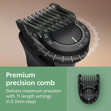 Load image into Gallery viewer, Norelco Philips All-in-One 9000 Series 25-Piece Trimmer - Electric Shaver and Clipper for Face, Beard, Head & Body, Self-Sharpening Full Metal Blades, 27 Length Settings (0.5-20 mm), MG9580/40