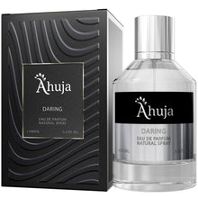 Load image into Gallery viewer, AHUJA Daring Eau de Parfum Cologne for Men 3.4 fl oz - Men Fragrance - Long Lasting Perfume for Men Original Bold Awakening Pepper & Citrus- Geranium & Patchouli -Luxury Scent Gift for Men EDP