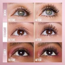 Load image into Gallery viewer, Maybelline Lash Sensational Sky Tubes Tubing Mascara, Extension-Like Lengthening Mascara, 24HR Eye Makeup with Shea Butter & Castor Oil, Very Black, 1 Count