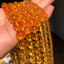 Load image into Gallery viewer, Songxi Beads 6mm Natural Citrine Beads for Jewelry Making 15inches Gemstone Beads for Bracelet Jewelry Bracelet Making 