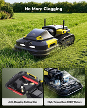 Load image into Gallery viewer, YARBO Robot Lawn Mower Pro with Modular Design for Large Yard up to 6 Acres, Perimeter Wire Free APP Control Robotic Lawnmower with 0.8"-4.0" Cutting Height, AI Vision & RTK for Navigation