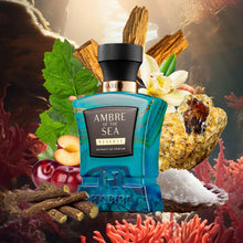 Load image into Gallery viewer, H HABIBI Ambre Of The Sea Extrait De Parfum – Cologne for Men & Perfume for Women, 2.5 oz Long Lasting Unisex Fragrance with Bergamot & Sea Salt, Arabian Scent