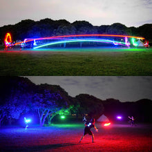 Load image into Gallery viewer, TOSY Flying Disc - 16 Million Color RGB or 36 or 360 LEDs, Extremely Bright, Smart Modes, Auto Light Up, Rechargeable, Perfect Birthday & Camping Gift for Men/Boys/Teens/Kids, 175g frisbees