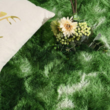 Load image into Gallery viewer, DweIke Fluffy Dark Green Rugs for Bedroom Living Room, 8x10 Large Soft Plush Shaggy Tie-Dyed Forest Moss Green Girls Boys Kids Rug, Non-Slip and Machine Washable Carpet for Dorm Nursery Decor