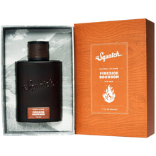 Load image into Gallery viewer, Dr. Squatch Fireside Bourbon Cologne - Natural cedarwood, clove, and patchouli fragrance inspired by Wood Barrel Bourbon Bar Soap