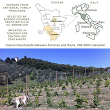 Load image into Gallery viewer, Entimio Intenso - Tuscany Green Robust Extra Virgin Olive Oil Organic, Italian Olive Oil from Italy, 2024 Gold Medal, +600 mg/kg Polyphenol Rich Olive Oil - Early Harvest, Cold Pressed - 8.5 fl oz