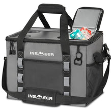 Load image into Gallery viewer, INSMEER Soft Cooler Bag with Hard Shell & 2 Cup Holders, Portable 40L/70 Cans Collapsible Cooler Bags Insulated with Leakproof for Travel, ice chests and Cooler Lunch Box for Beach Camping Picnic
