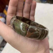 Load image into Gallery viewer, Natural Rainforest Agate Beads Bracelet Natural Gemstone Jewelry Bangle For Woman For Man Wholesale