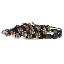 Load image into Gallery viewer, Charms Bracelet Men Jewelry Braiding Macrame Bracelets Pulseira Masculina Gift Erkek bileklik