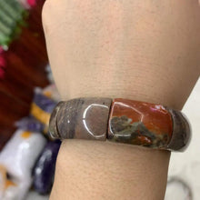 Load image into Gallery viewer, Natural Rainforest Agate Beads Bracelet Natural Gemstone Jewelry Bangle For Woman For Man Wholesale
