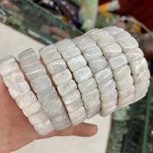 Load image into Gallery viewer, Pure Moonstone Beads Bracelet Natural Gemstone Diy Jewelry Bangle For Woman For Man Wholesale !