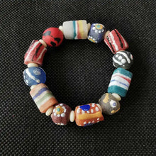 Load image into Gallery viewer, Ancient Lampwork Beaded Bracelets Stretch Colorful Beads for Girls BB-288