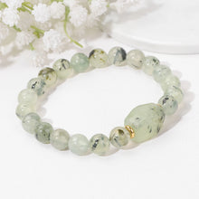 Load image into Gallery viewer, Square Stone Charm Bracelet Rose Pink Quartzs Citrines Beaded Stretch Bracelet Healing Reiki Natural Stone Bangles For Women Men