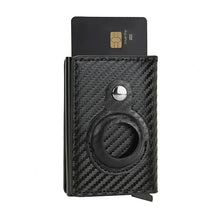 Load image into Gallery viewer, Rfid Credit Card Holder Wallet For AirTag Men Women Wallets Money Bags Leather Wallet For Apple Air Tag Purses Smart Wallet