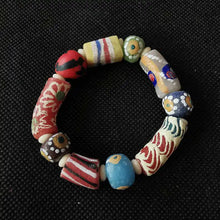 Load image into Gallery viewer, Ancient Lampwork Beaded Bracelets Stretch Colorful Beads for Girls BB-288
