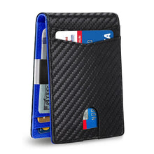 Load image into Gallery viewer, Rfid Leather Luxury Men Wallets Money Bag Slim Thin Man Card Holder Wallet for Men Small Short Purse Male White Vallet Billfold
