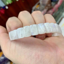 Load image into Gallery viewer, Pure Moonstone Beads Bracelet Natural Gemstone Diy Jewelry Bangle For Woman For Man Wholesale !