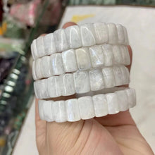 Load image into Gallery viewer, Pure Moonstone Beads Bracelet Natural Gemstone Diy Jewelry Bangle For Woman For Man Wholesale !
