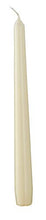 Load image into Gallery viewer, BOLSIUS Long Household Ivory Taper Candles - 10-inch Unscented Premium Quality Wax - 7.5 Hour Long Burning Dripless Candles Bulk Pack of 100 for Home Decor, Wedding, Parties and Special Occasions
