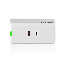 Load image into Gallery viewer, Leviton D23LP-2RW Decora Smart Wi-Fi Mini Plug-In Dimmer (2nd Gen), Works with Hey Google, Alexa, Apple HomeKit/Siri, and Anywhere Companions, No Hub Required , White