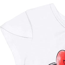 Load image into Gallery viewer, Disney Minnie Mouse Toddler Girls T-Shirt Tutu Skirt Scrunchy Set Red/White 4T
