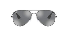 Load image into Gallery viewer, Ray-Ban Unisex-Adult RB3558 Sunglasses, Matte Black Antique/Grey Mirror, 58 mm