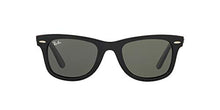 Load image into Gallery viewer, Ray-Ban unisex adult Rb2140 Original Wayfarer Sunglasses, Black/Green, 54 mm US