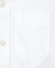 Load image into Gallery viewer, The Children's Place Baby Boys and Toddler Boys Short Sleeve Oxford Button Down Shirt, White, 12-18 MONTHS